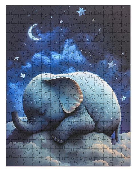 Zestaw Puzzli 300 el. Śpiący Słonik dla dzieci 8+