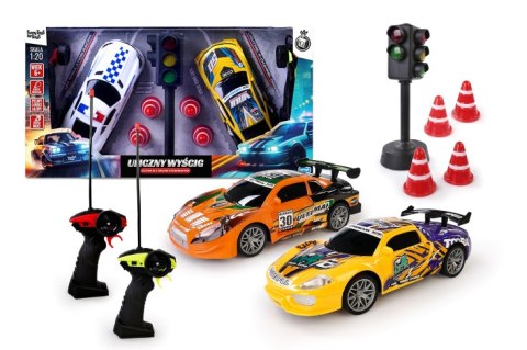 ARTYK 142338 Zestaw 2 aut zdalnie sterowanych - pościg policyjny