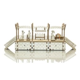 Drewniane puzzle mechaniczne 3d wooden.city - stacja kolejowa WOODEN CITY