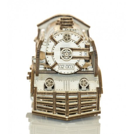 Drewniane puzzle mechaniczne 3d wooden.city - wooden express + tory WOODEN CITY