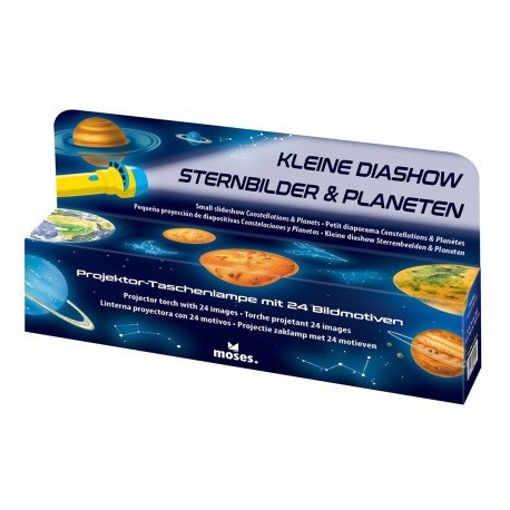 Latarka, mini projektor gwiazd i planet, kosmos MOSES