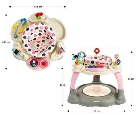 MILLY MALLY 6261 Centrum aktywności Twist Pastel Dots