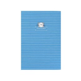 Mały zeszyt - felines - koty - purrrfect place (bold blue) SANTORO LONDON