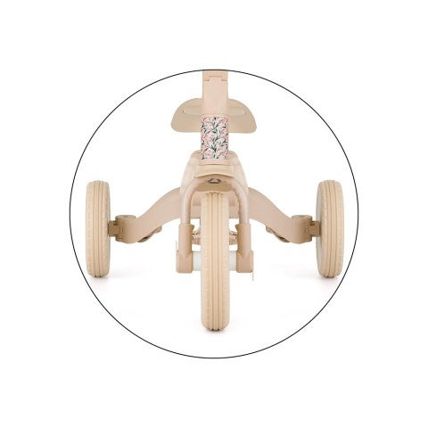 PETITE&MARS 613364 Wielofunkcyjny rowerek trójkołowy 5w1 Turbo pink meadow