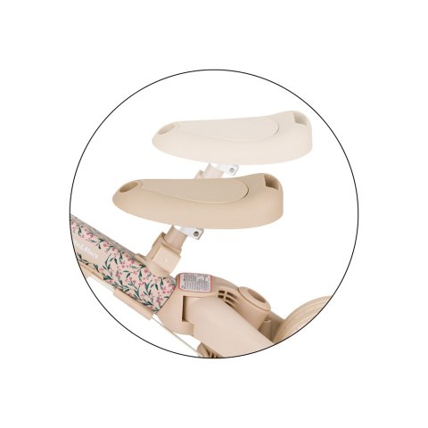 PETITE&MARS 613364 Wielofunkcyjny rowerek trójkołowy 5w1 Turbo pink meadow