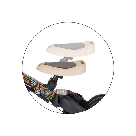 PETITE&MARS 613481 Wielofunkcyjny rowerek trójkołowy 5w1 Turbo city beat