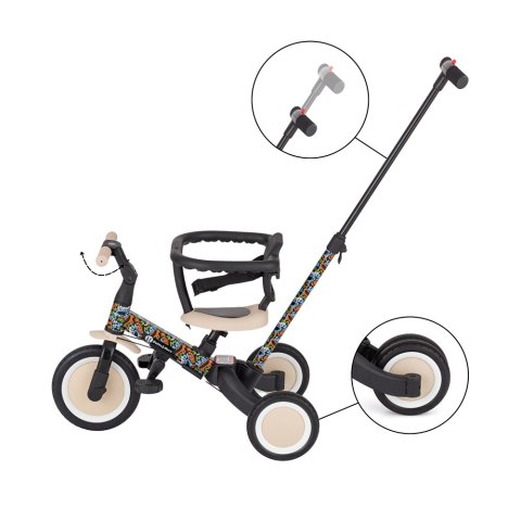 PETITE&MARS 613481 Wielofunkcyjny rowerek trójkołowy 5w1 Turbo city beat