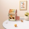 TOOKY TOY Drewniana Stodoła Aktywności Sorter Liczydło Montessori