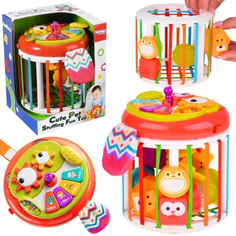 WOOPIE 54634 Interaktywna Kostka elastyczna Dzięcioł