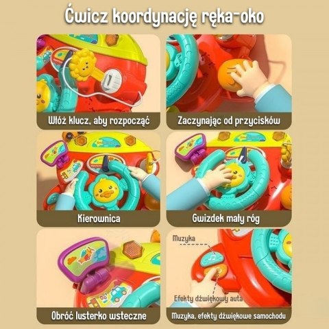 WOOPIE 54665 Interaktywna Kierownica Samolot