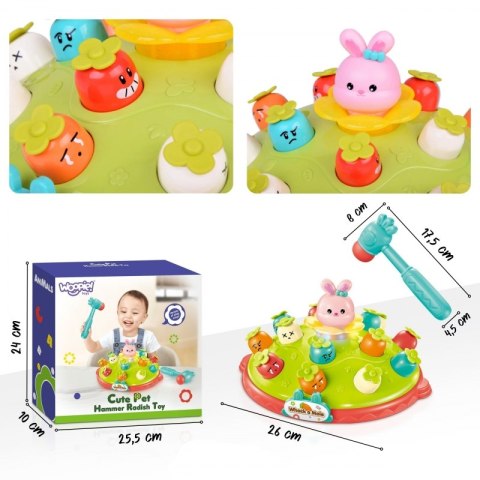 WOOPIE 54672 Gra Zręcznościowa Wbij Marchewkę