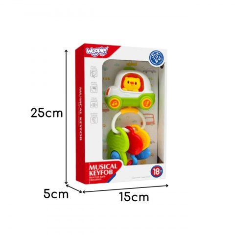 WOOPIE 56324 Muzyczne Breloczki Klucze Sensoryczne