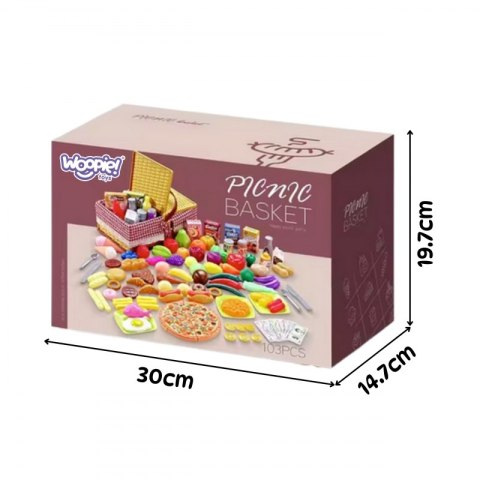 WOOPIE 56607 Piknik Zestaw XL Artykuły spożywcze 103 el