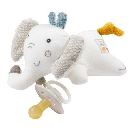 Maskotka, zawieszka do smoczka, słoń, z kolekcji: FEHN