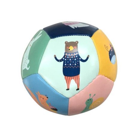 Miękka piłka, zwierzątka, little woodies BARBO TOYS