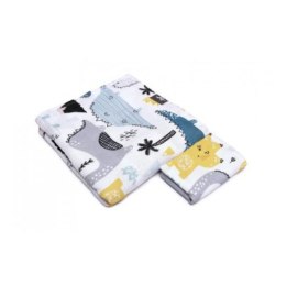 Otulacz bambusowy z antybakteryjnymi jonami srebra, muślinowy PULP BAMBOO