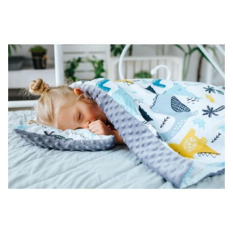 Poduszka minky 40x60cm - dinozaury PULP BAMBOO