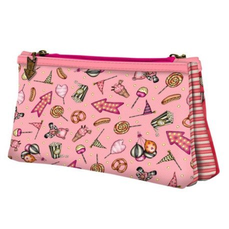 Podwójny piórnik, kosmetyczka, saszetka - gorjuss carousel SANTORO LONDON