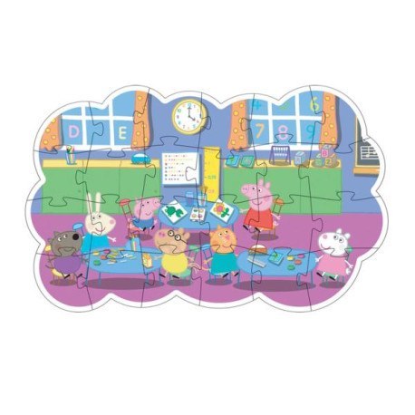 Puzzle dla dzieci w ozdobnym pudełku, w szkole, 24 BARBO TOYS