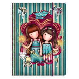 Teczka zamykana na gumkę - gorjuss - fairground - fireworks SANTORO LONDON