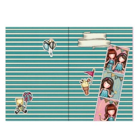 Zamykany notes - gorjuss - fairground - fireworks SANTORO LONDON