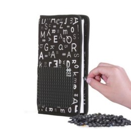 Zeszyt a5 w linie, pixie crew, alfabet, czarny PIXIE