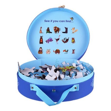 Duże puzzle podłogowe, wielki świat, 200 elementów BARBO TOYS