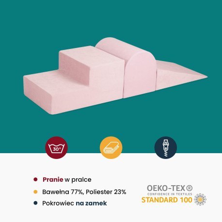 Meowbaby piankowy 3-elementowy zestaw, plac zabaw MEOWBABY