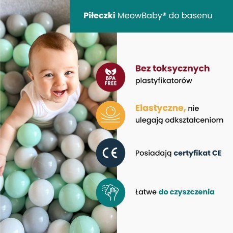 Meowbaby welurowy sztruks, czekoladowy okrągły su MEOWBABY