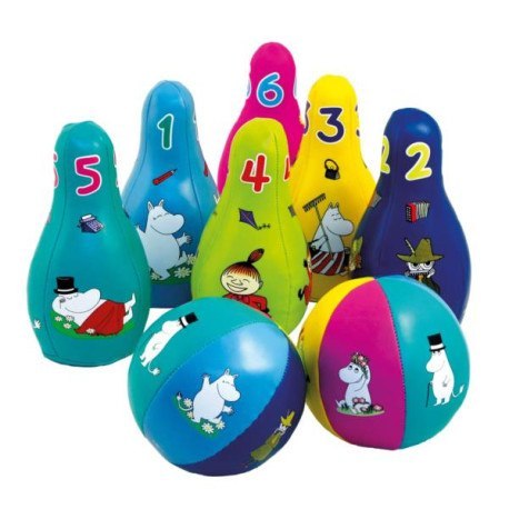 Miękkie kręgle dla najmłodszych, muminki BARBO TOYS