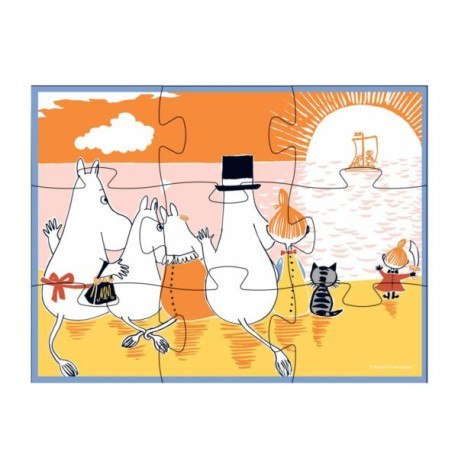 Moje pierwsze puzzle, 3 układanki, 6, 9, 12 el., BARBO TOYS