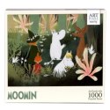 Puzzle artystyczne, muminki, 1000 el. - zielone BARBO TOYS