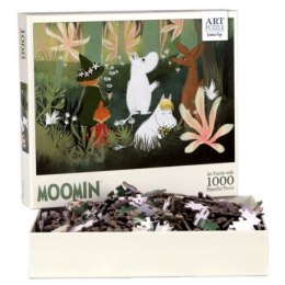 Puzzle artystyczne, muminki, 1000 el. - zielone BARBO TOYS