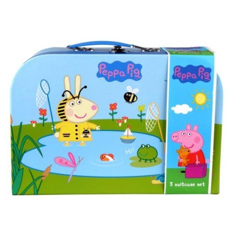 Zestaw 3 walizek, świnka peppa BARBO TOYS