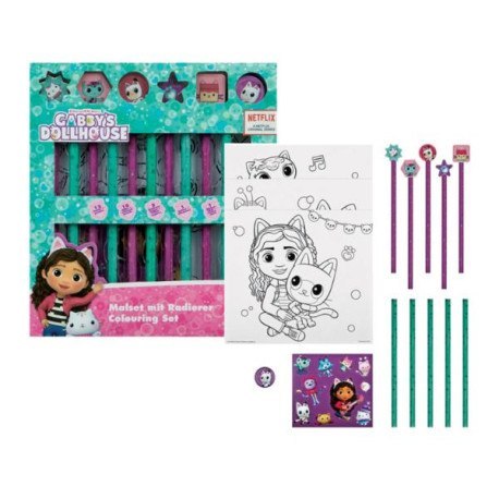 Zestaw do kolorowania z naklejkami, 29el. koci Undercover