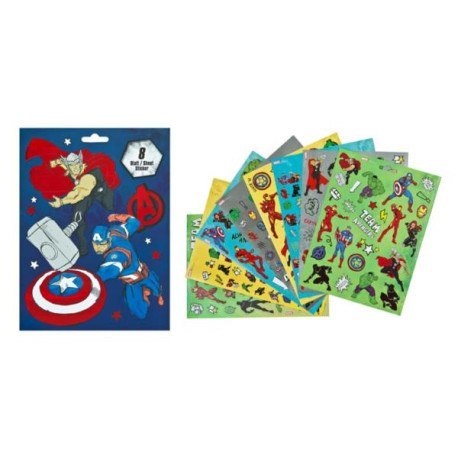 Zestaw naklejek, blok - avengers - ok. 340 szt. Undercover