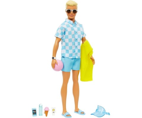 Mattel HPL74 Lalka Barbie Ken Na Plaży