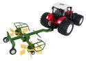 Traktor + Zgrabiarka R/C 1:24 Czerwony