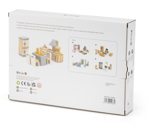 Viga 44038 PolarB Zestaw mebelków kuchennch z jadalnią