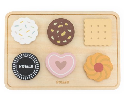 Viga 44260 PolarB Drewniana kuchenka - piekarnik i zestaw ciastek