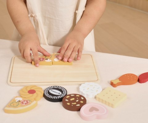 Viga 44260 PolarB Drewniana kuchenka - piekarnik i zestaw ciastek