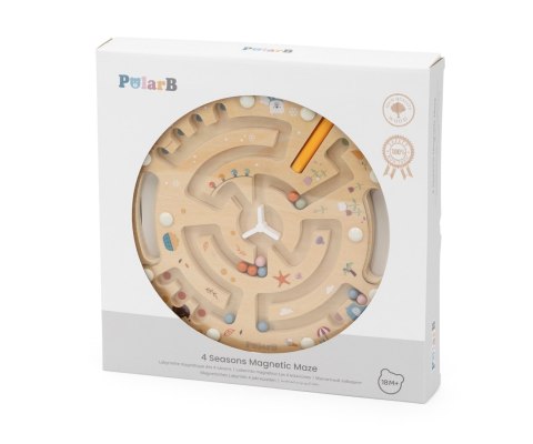 Viga 44283 PolarB Drewniany Labirynt Magnetyczny - Gra Zręcznościowa