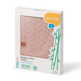 B.O.1673/01 Kocyk bambusowy różowy