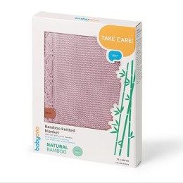 B.O.1674/01 Kocyk bambusowy różowy