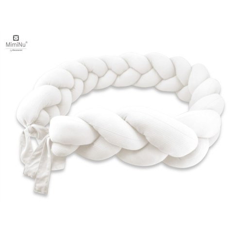 KIECZMERSKI Ochraniacz - warkocz MIMINU SOFT 220-240cm śmietanka