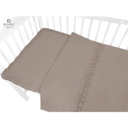 KIECZMERSKI Pościel C-2 100x135 cm ROYAL z falbanką mokka