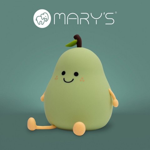 MARY'S MW61307 Lampka nocna LED Gruszka zielona