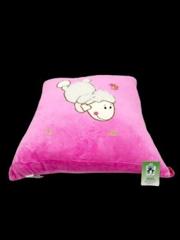 Poduszka Maskotka Przytulanka Pluszowa z Owieczką Różowa#G2