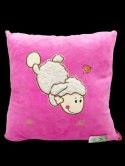 Poduszka Maskotka Przytulanka Pluszowa z Owieczką Różowa#G2