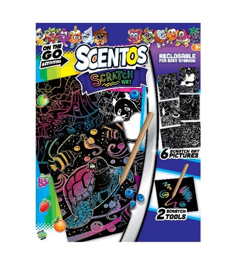 SCIENTOS ST 10533 Pachnący zestaw - kreatywna teczka display 12 szt.